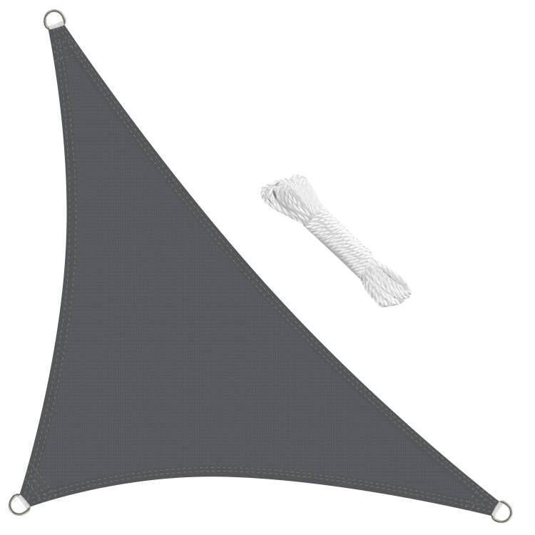 swift Sun Shade Sail 3m x 3m x 4.25m Right Angle Triangle HDPE Breathable 98% UV Block 3x3x4.25 Meter Triangular Awning Canopy Sail Shades for Garden Outdoor Patio with Free Ropes